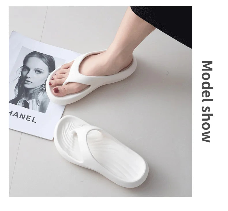 Women's Thick Platform EVA Flip Flops | Comfortable Beach Sandals