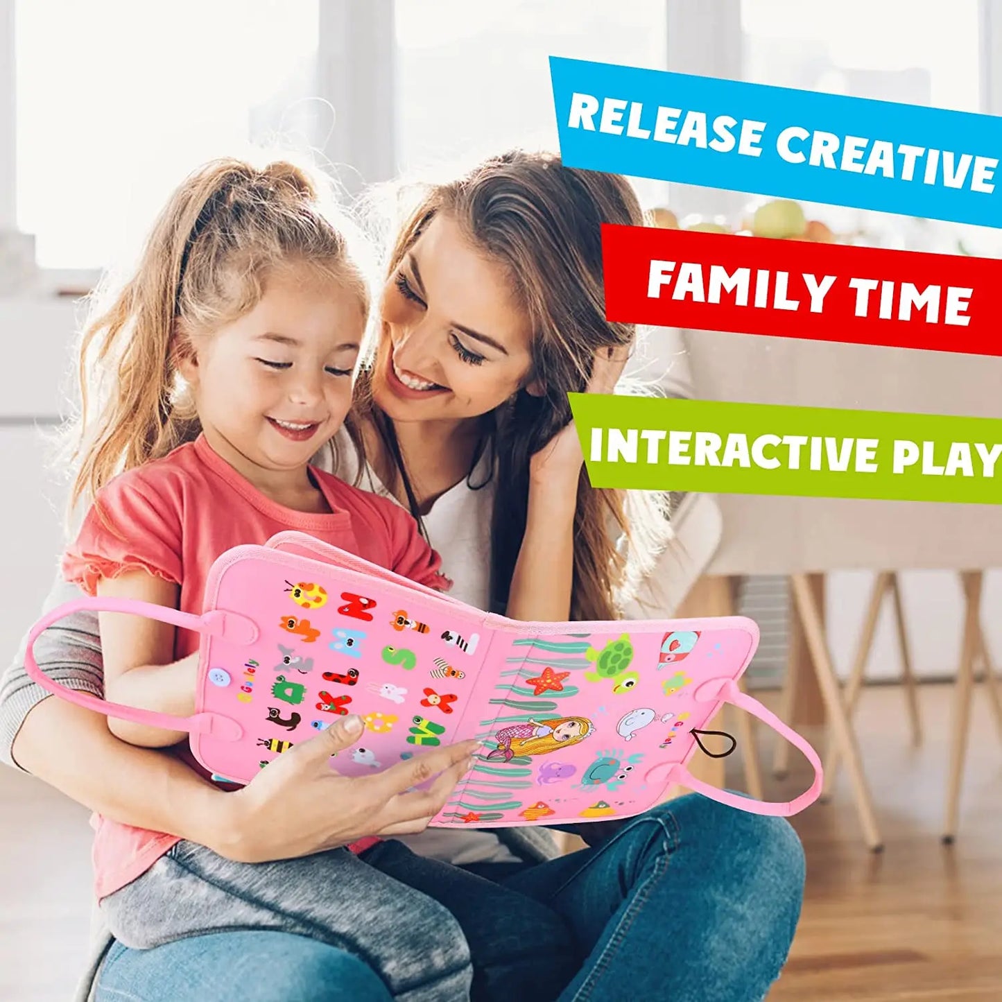 Montessori Busy Board | Toddler Sensory Activity for Skill Development