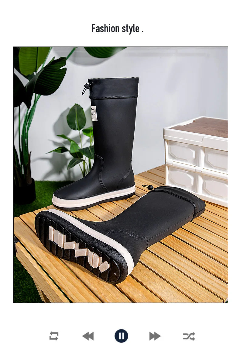 Waterproof Rubber Boots for Men and Women | Couples Rain Shoes