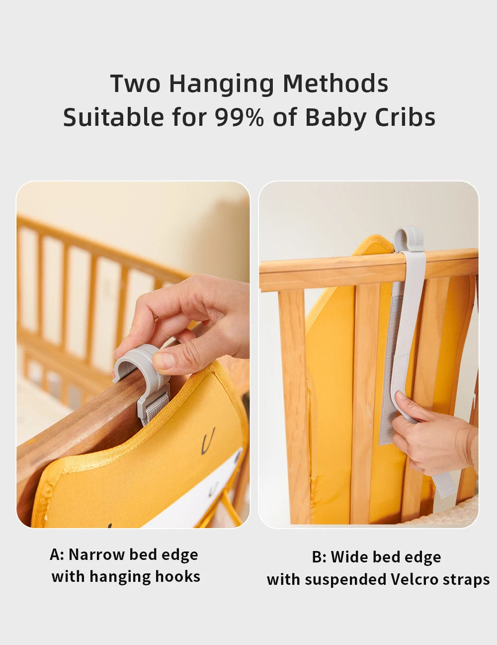 Cartoon Baby Crib Hanging Storage Bag | Multi-functional Organizer