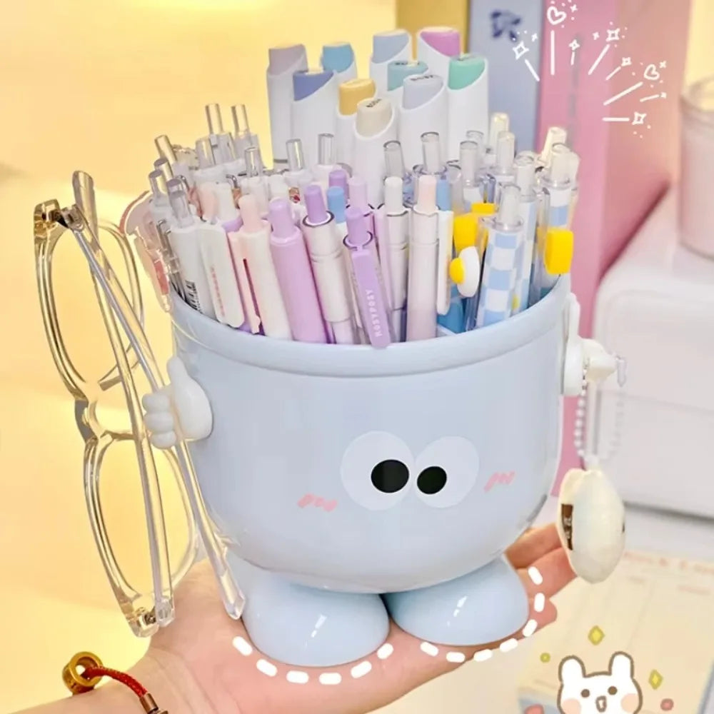 Cute Pencil Holder Rack | Creative Desk Organizer for Students