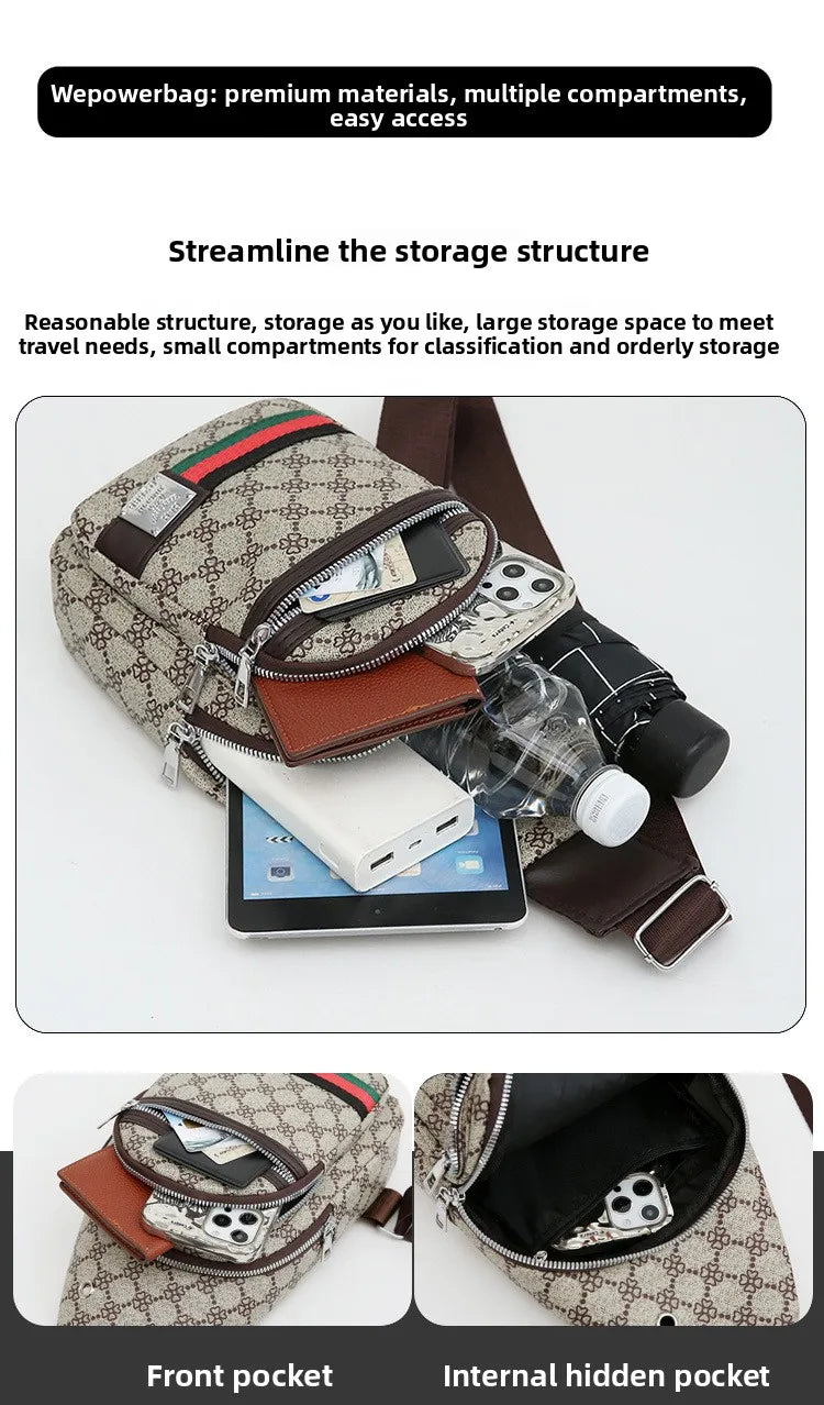 Fashionable Waterproof Crossbody Bag for Men and Women | Large Capacity