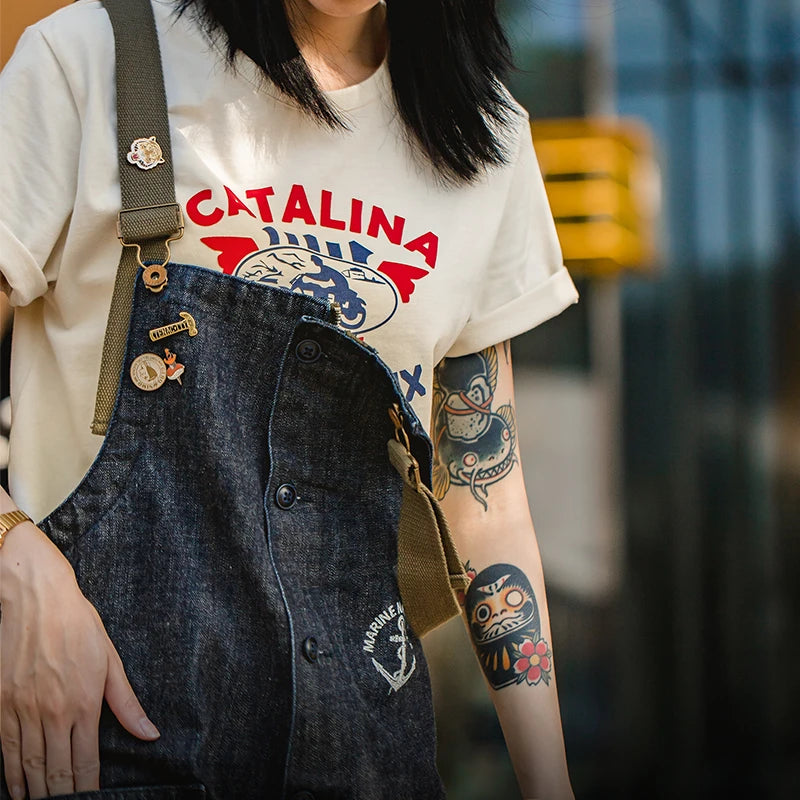 Unisex Vintage Denim Overalls | Stylish Baggy Jumpsuits for All