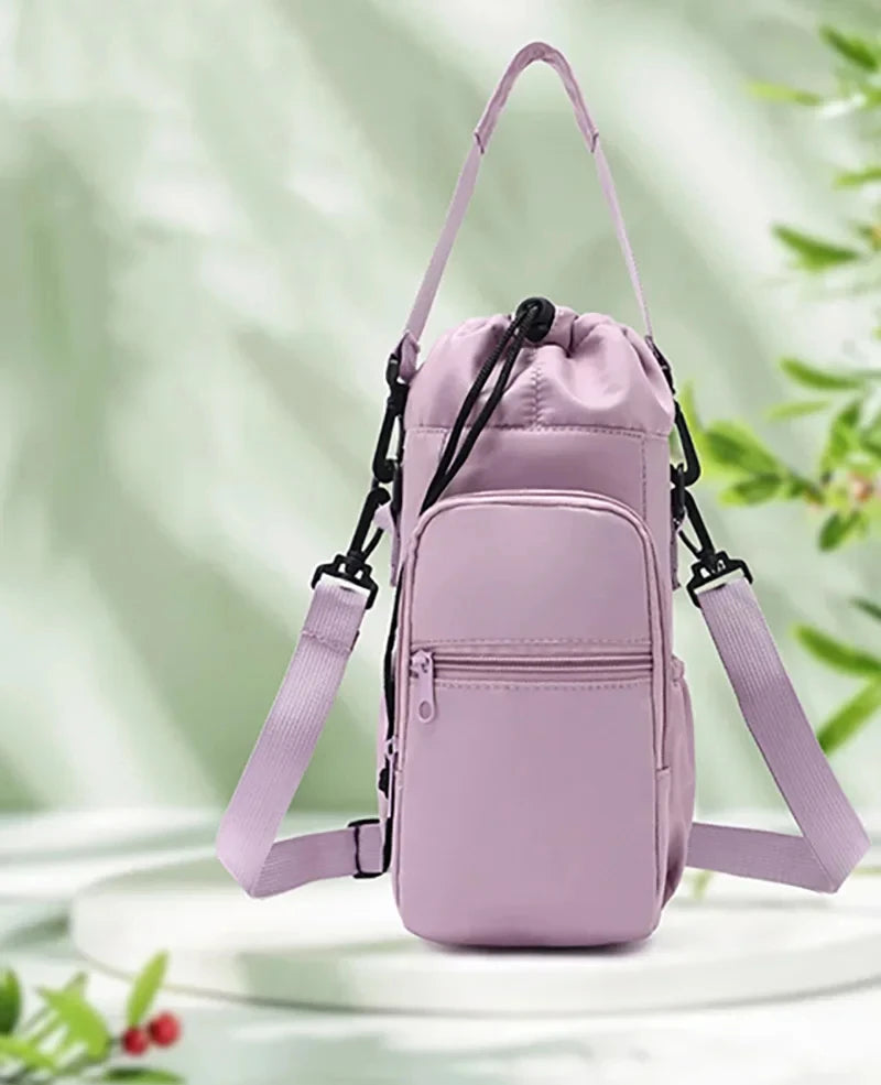 Portable Water Bottle Bag | Insulated Thermal Mugs with Strap