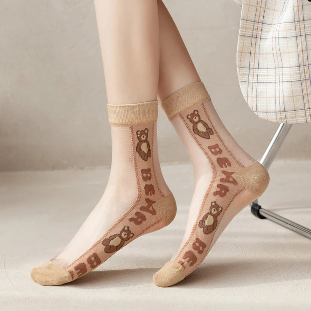 Women's Lace Socks | Stylish Thin Transparent Ankle Socks