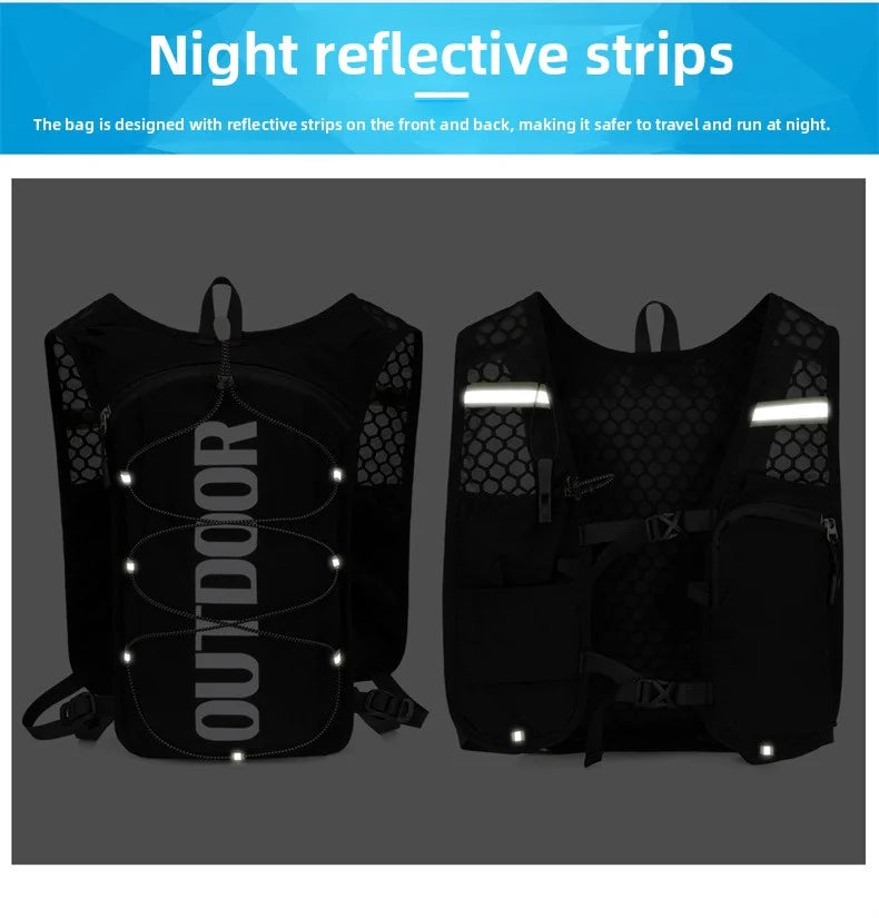 Lightweight Running Hydration Vest Backpack | Water-Saving Comfort