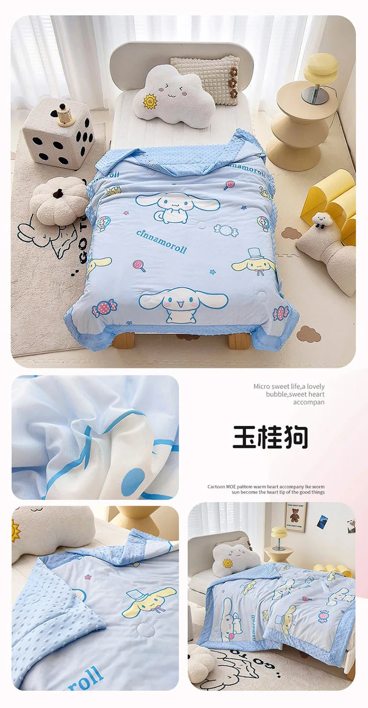 Cartoon Summer Quilt for Kids | Cooling Sensation Blanket