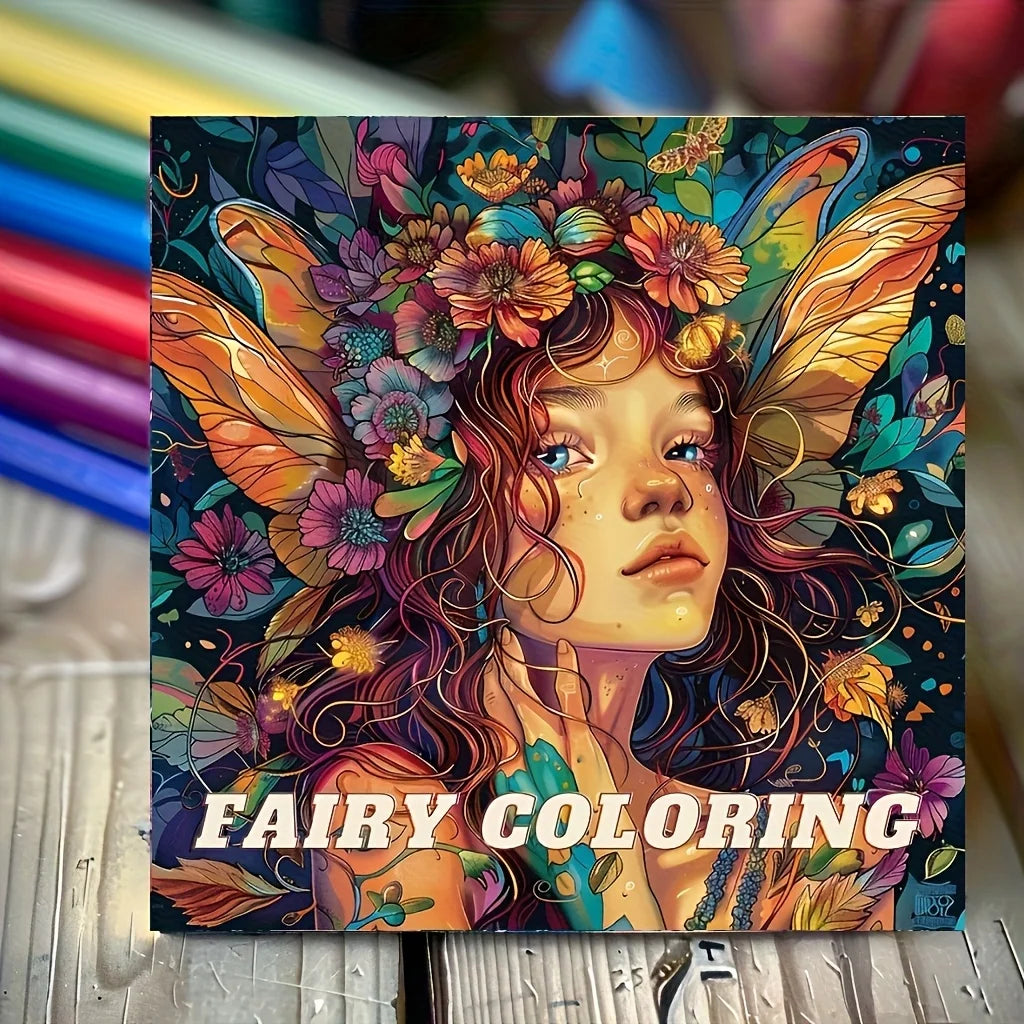 Adult 20x20cm Coloring Book | Stress Relief & Mindfulness