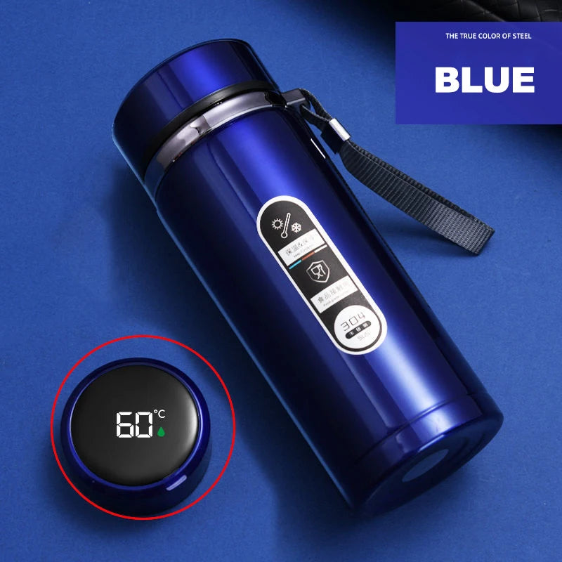 Stainless Steel Thermos Bottle with LED Temperature Display