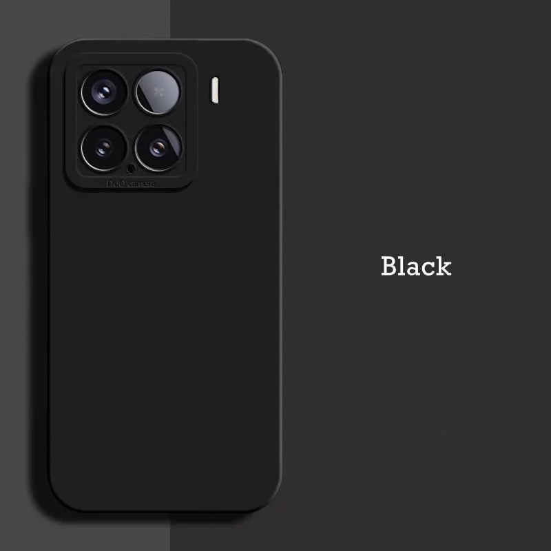 Fashion Lens Protection Phone Case for Xiaomi 17 Pro Max 12 13 13T 14 15 Pro Square Candy Built-in Fluff Shockproof Soft Cover