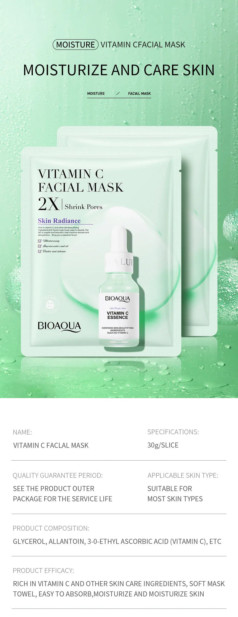 20 Pieces Hydrating Facial Mask Set | Revitalize Your Skin