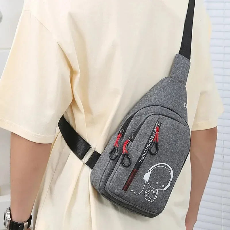 Stylish Casual Chest Bag for Men | Versatile Crossbody Backpack
