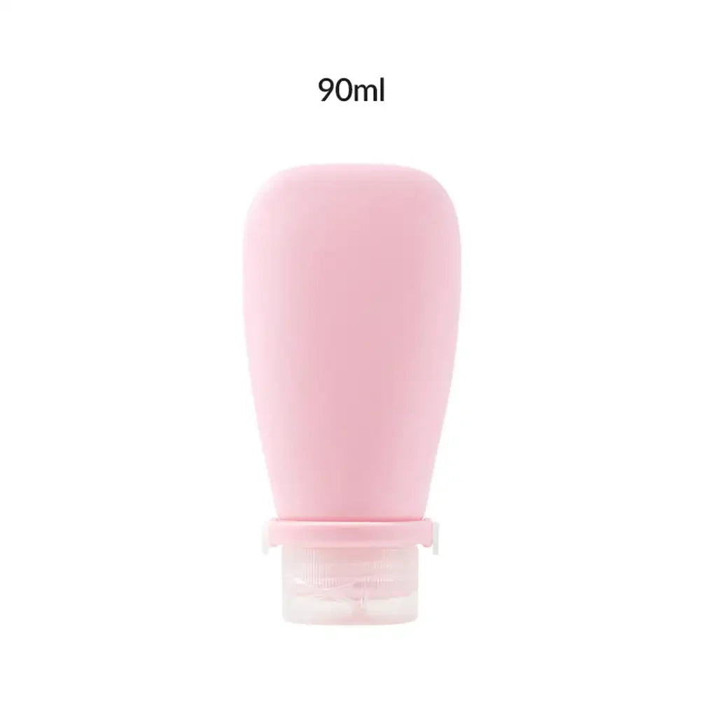 Silicone Travel Bottle Set | Leakproof Refillable Cosmetic Containers