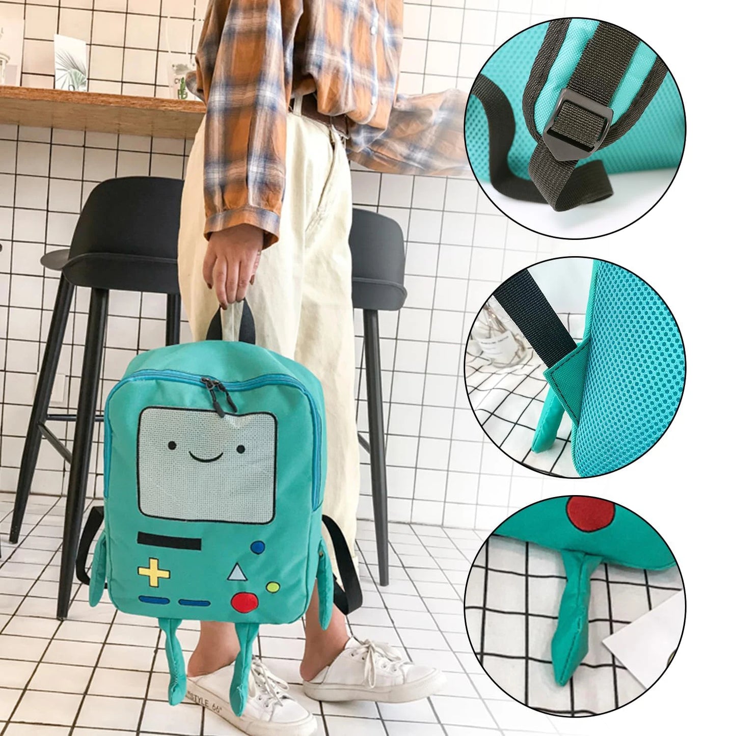 14 Inch Cute Cartoon Backpack | Lightweight Anime Travel Bag
