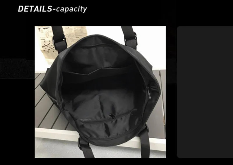 Unisex Large Capacity Waterproof Shoulder Bag | Multi-Function Tote