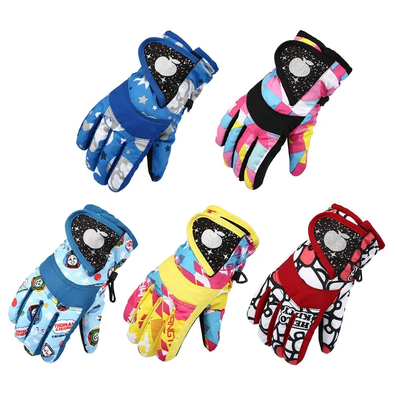 Winter Warm Snowboarding Ski Gloves for Kids | Waterproof & Breathable