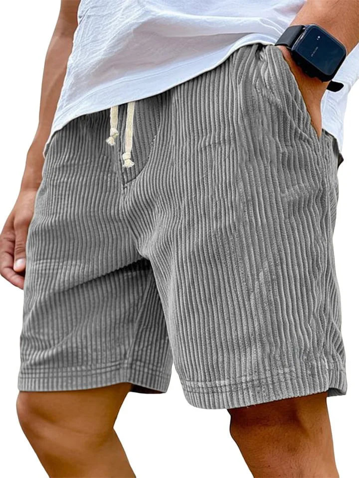 Men's Retro Corduroy Casual Shorts | Stylish Summer Essential