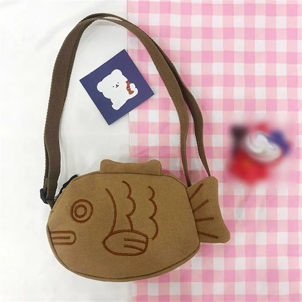 Bolso de Hombro Grande de Dibujos Animados | Bandolera Cruzada Elegante