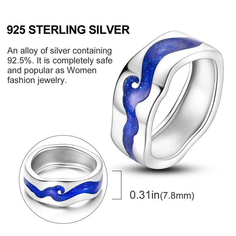 High-Quality 925 Sterling Silver Infinite Love Ring for Women