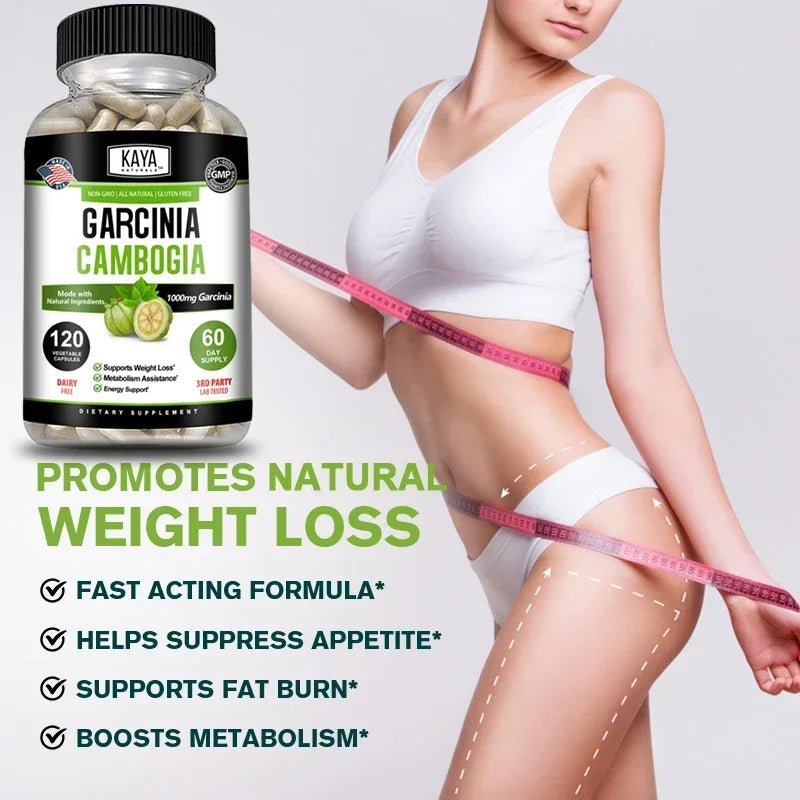 Garcinia Cambogia Extract Capsules | Natural Appetite Suppressant