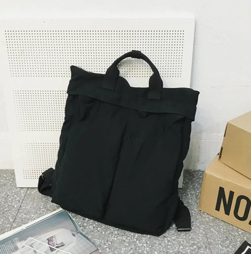 Large Capacity Retro Canvas Backpack for Women | Stylish School Bag