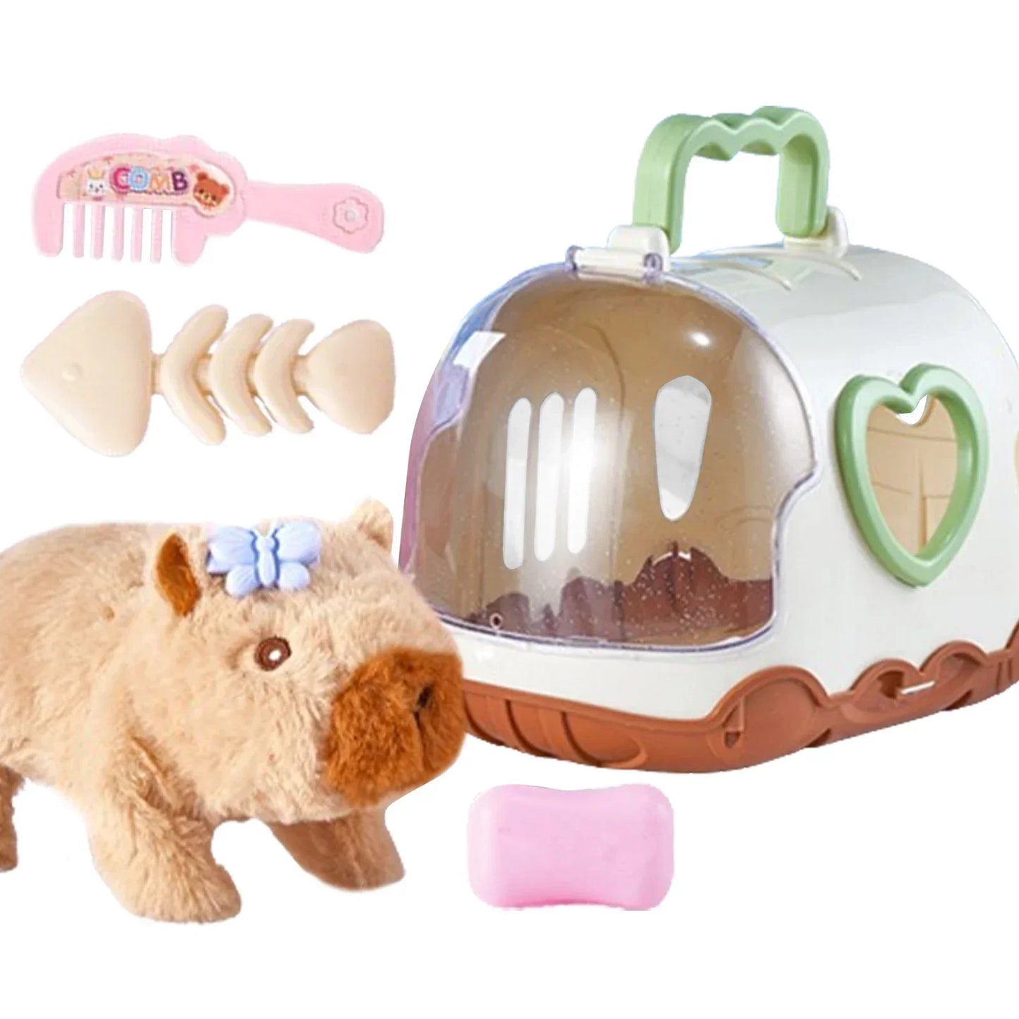 Electric Capybara Walking Doll Toy | Sounds & Plush Fun