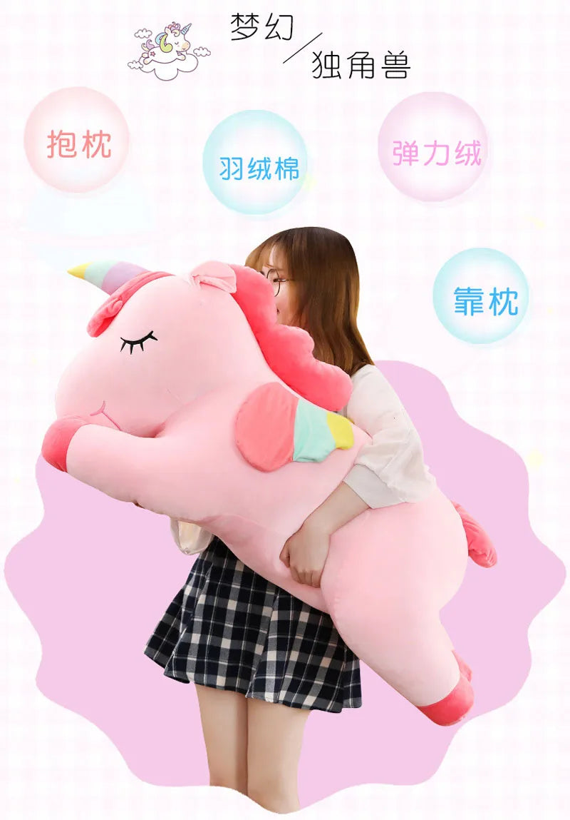 Kawaii Giant Unicorn Plush Toy | Soft Stuffed Animal for Kids