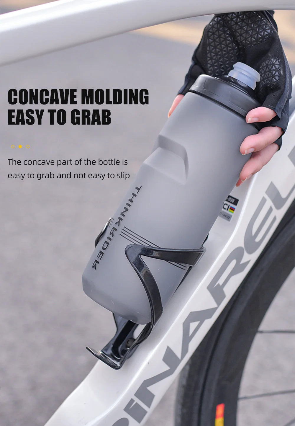 Large Capacity Bicycle Water Bottle | Portable Cycling Hydration