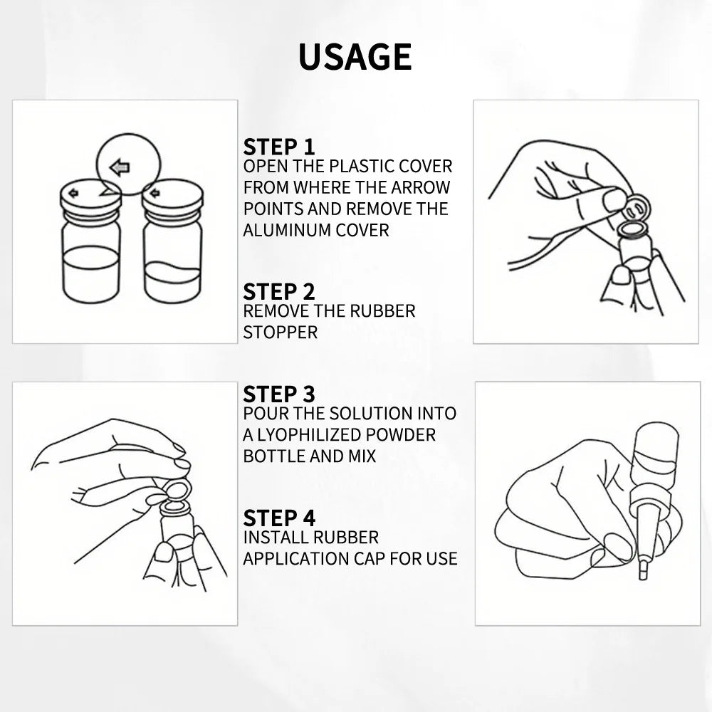 Anti-Aging Collagen Lyophilized Powder Facial Serum | Firming Set