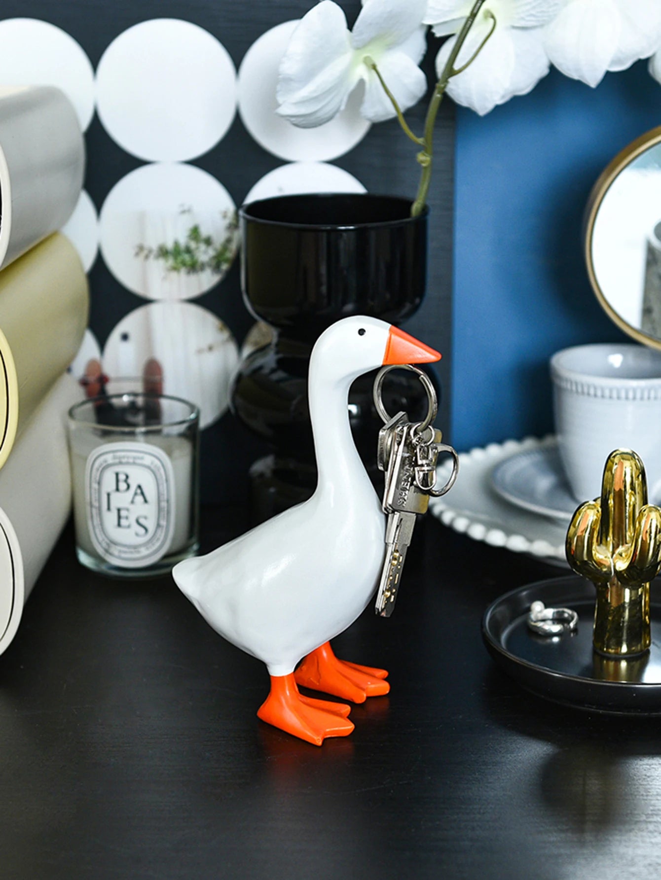 Magnetic Goose Keychain | Unique Home & Office Decoration
