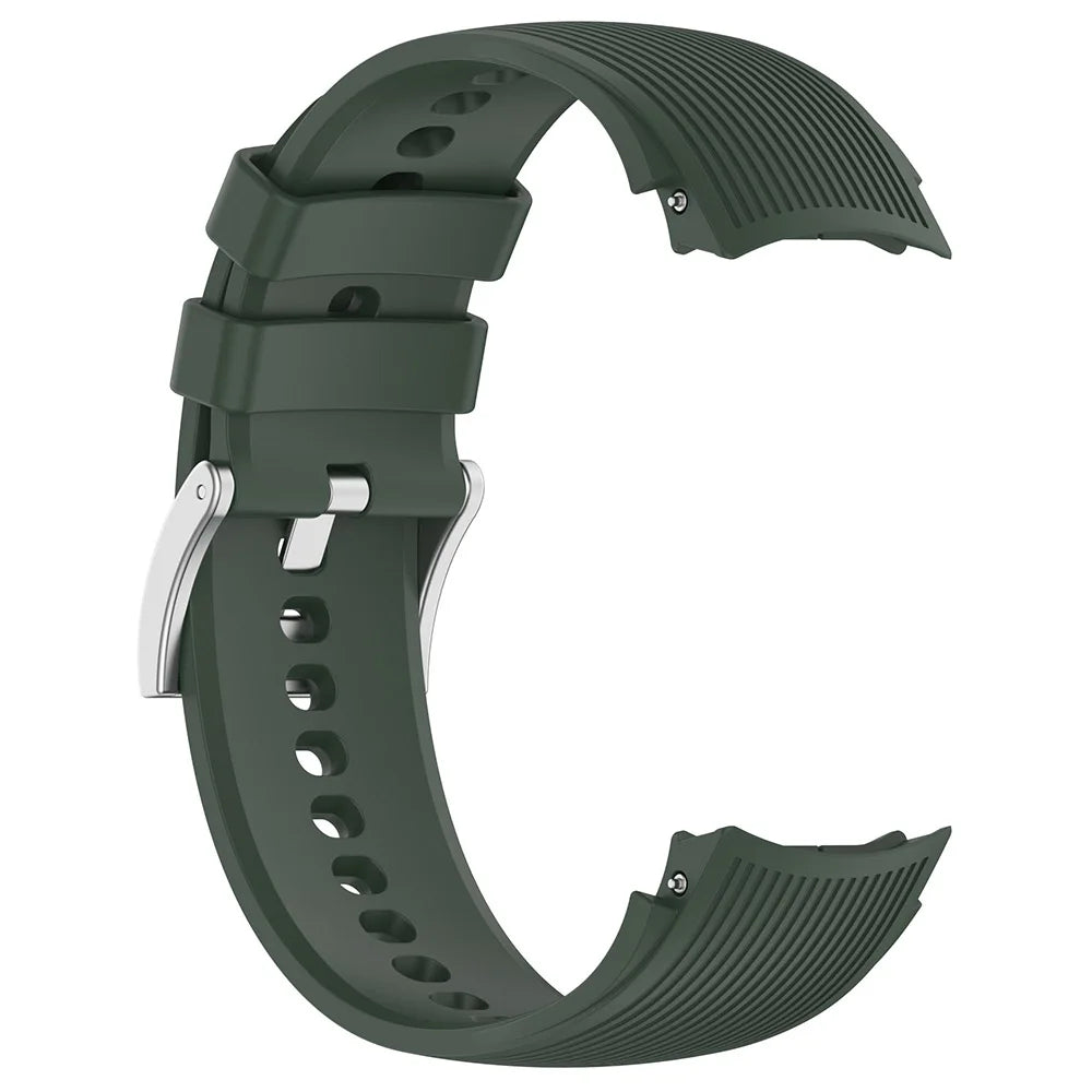 No-Gap Silicone Watch Band | Comfort Fit Sport Strap for Smartwatches