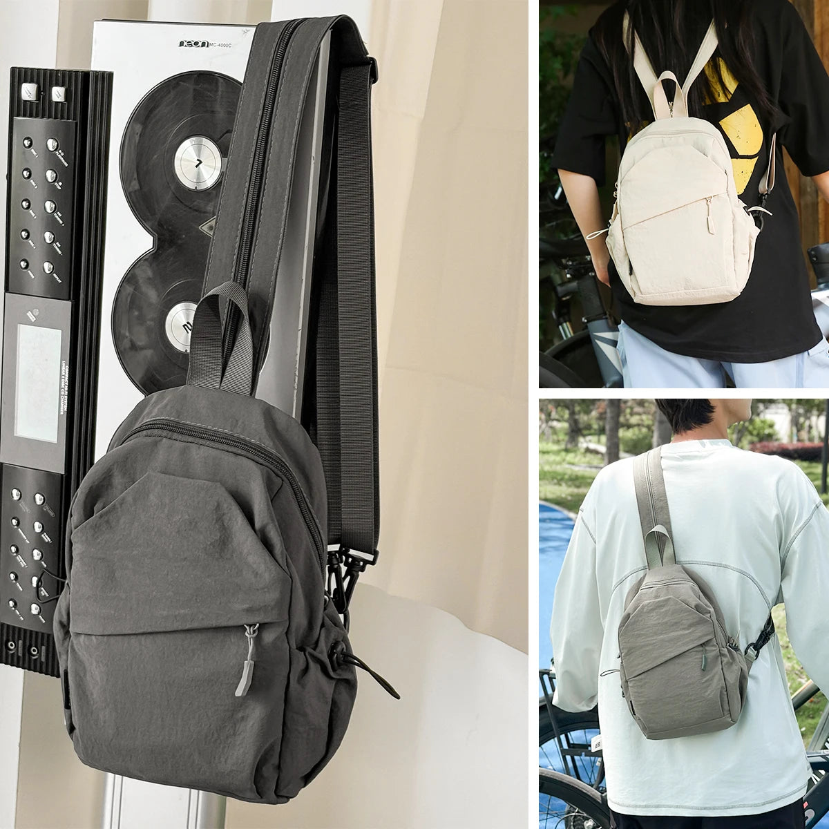 Men's Fashionable Chest Bag | Versatile Casual Commuter Shoulder Bag