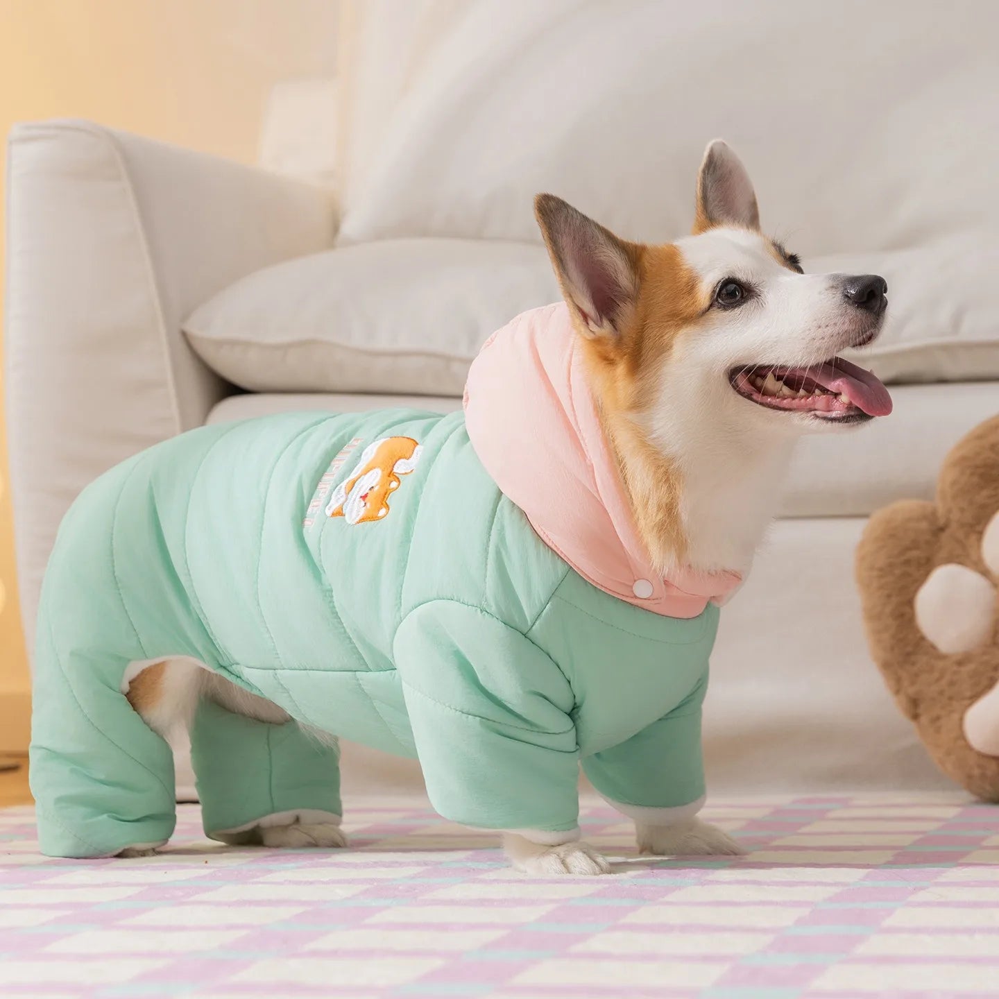 Thickened Pet Down Jacket for Medium Dogs | Warm Winter Apparel