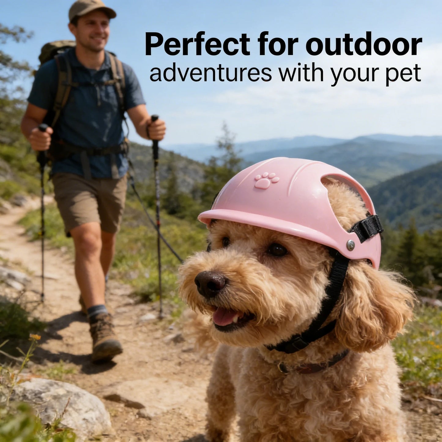 Adorable Pet Helmet for Small Dogs & Cats | Adjustable & Breathable