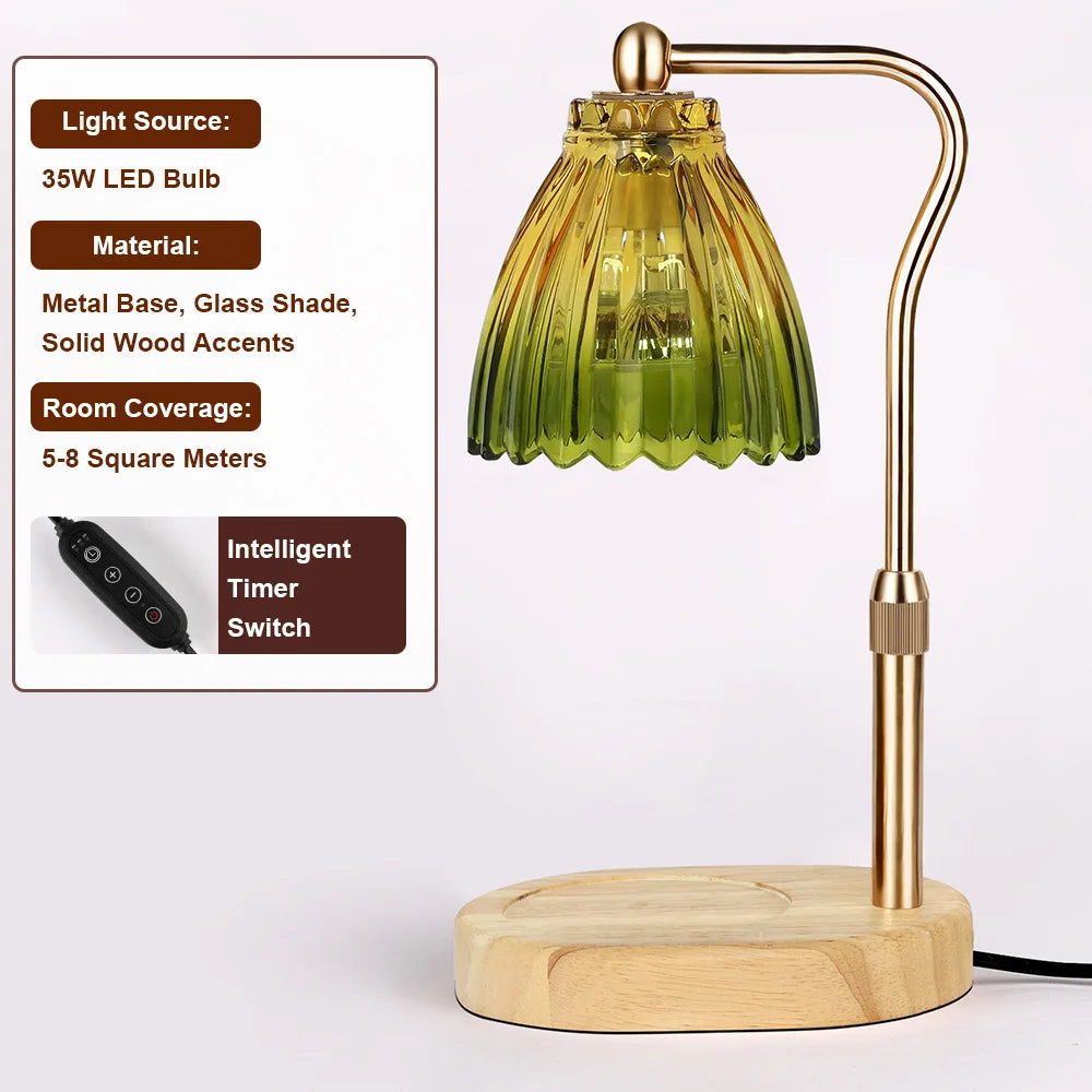 Candle Warmer Lamp with Timer | Aromatherapy Night Light