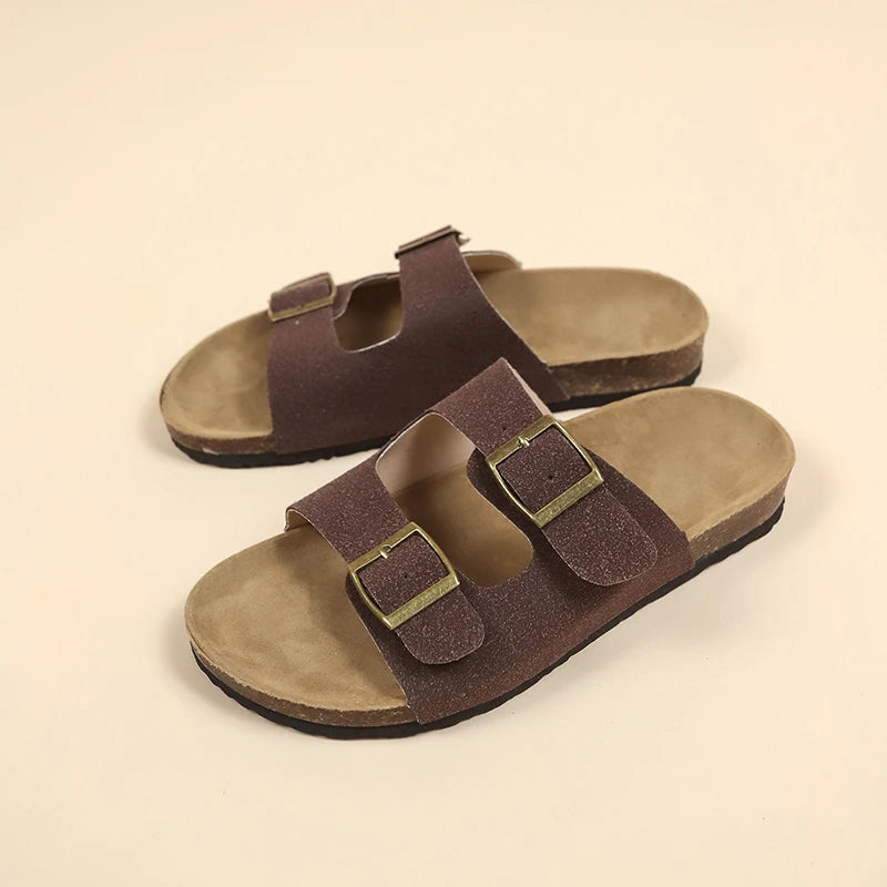 Women's Stylish Flat Beach Sandals | Comfortable Outdoor Slippers