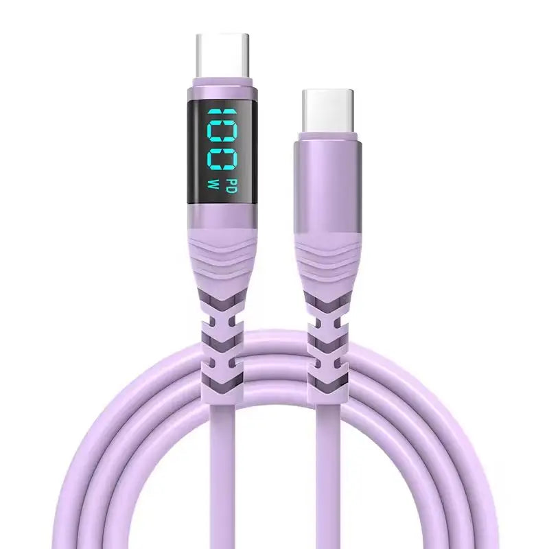 PD3.1 USB C Cable,240W LED Display Type C Fast Charging Cable with Data Transfer,for iPhone 17/16,Samsung Galaxy A17/S25,Huawei