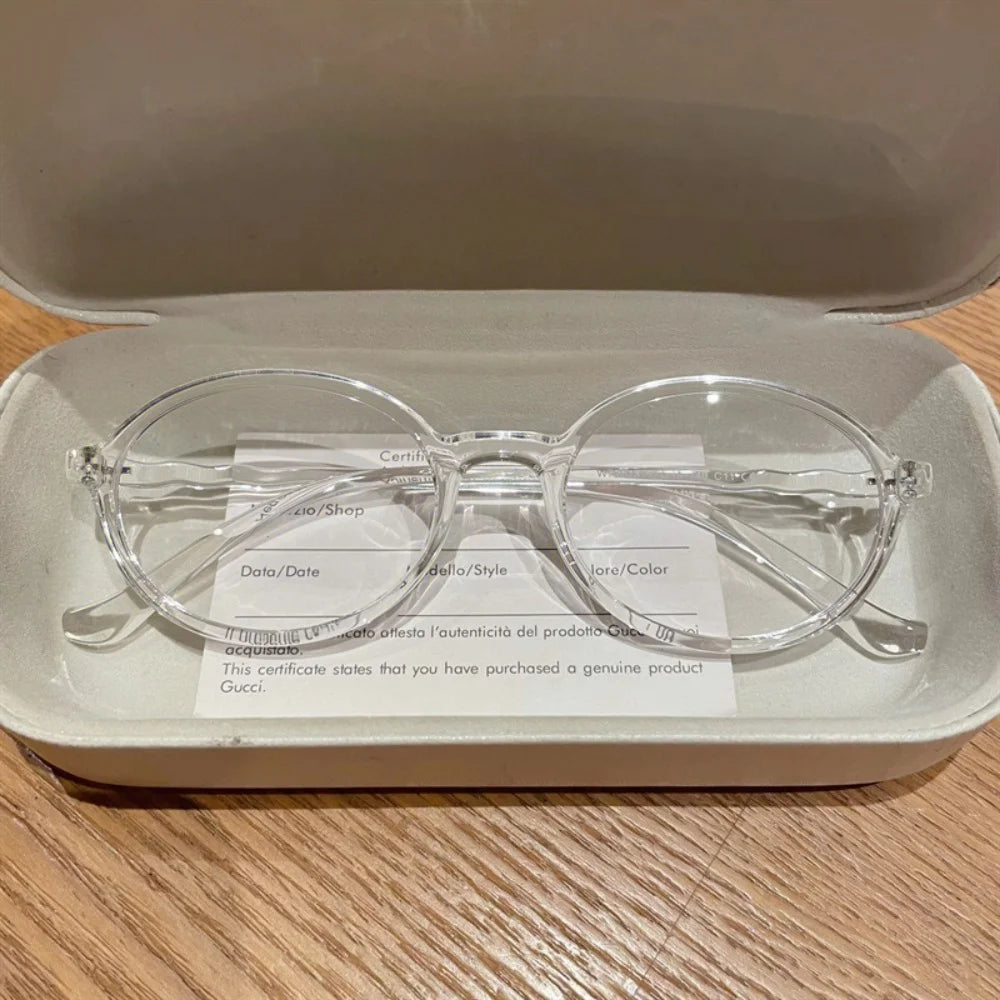 Stylish Oval Anti Blue Light Glasses for Women | Eye Protection