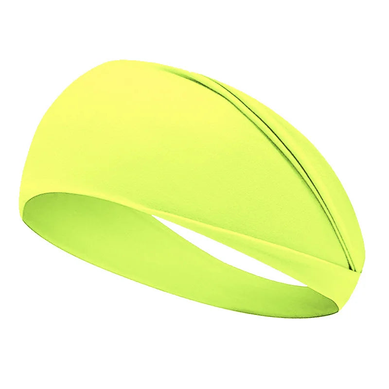 Fluorescent Sport Headband | Sweat-Absorbing Yoga Hairband