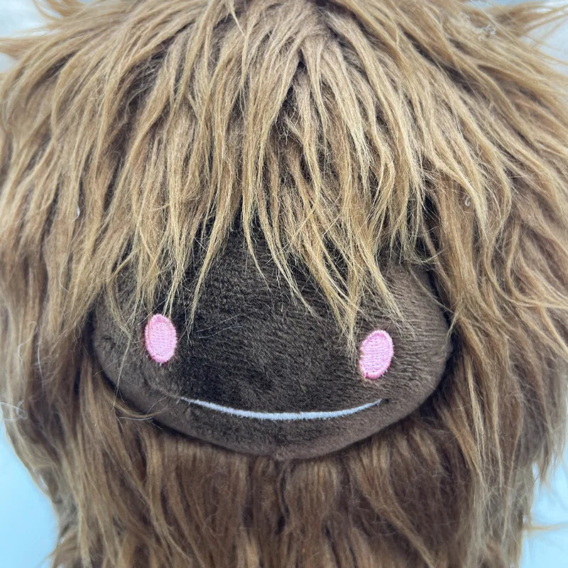 Highland Cattle Plush Slippers | Cozy Kawaii Animal Slides