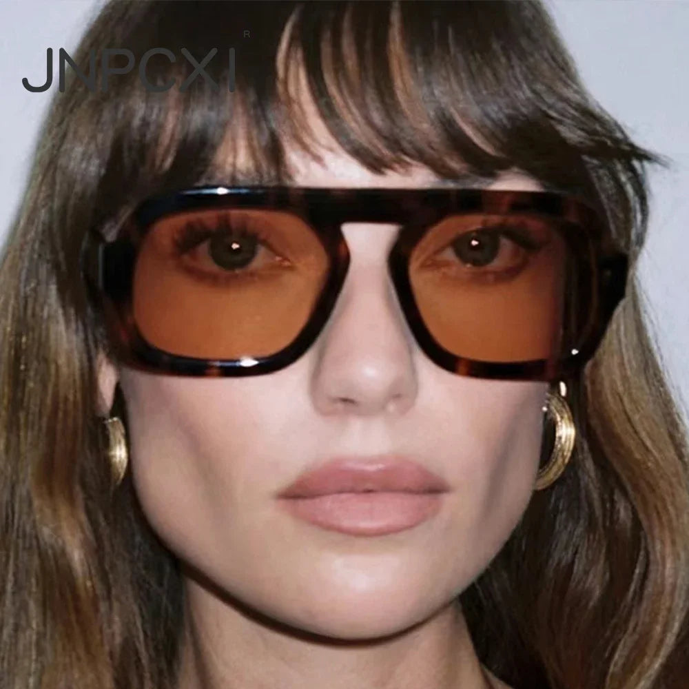 Retro Square Sunglasses for Men and Women | UV400 Protection Shades