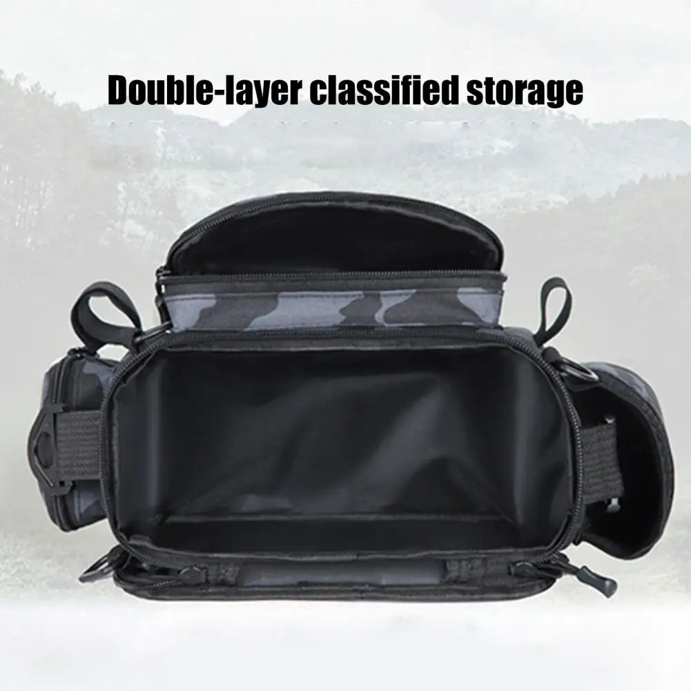 Portable Fishing Tackle Shoulder Bag | Multi-Purpose Outdoor Storage