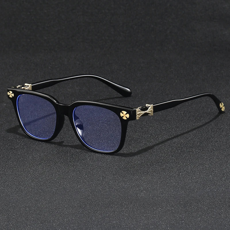 2026 New BEAU FIVE Retro Anti-Blue Light Square Frame Computer Protective Glasses Trendy Versatile High-Quality F114
