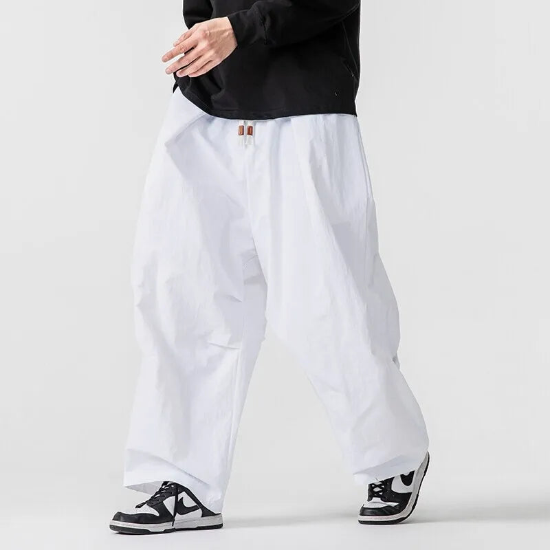 Men's Cargo Pants | Casual Oversized Harem Trousers for Spring