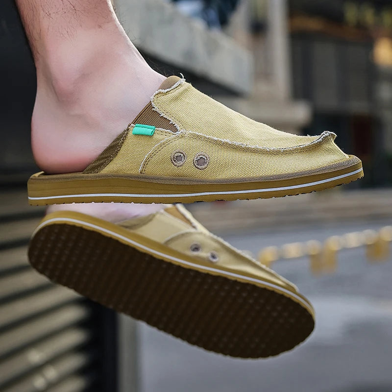 Men's Outdoor Summer Slippers | Breathable Slip-On Sandals