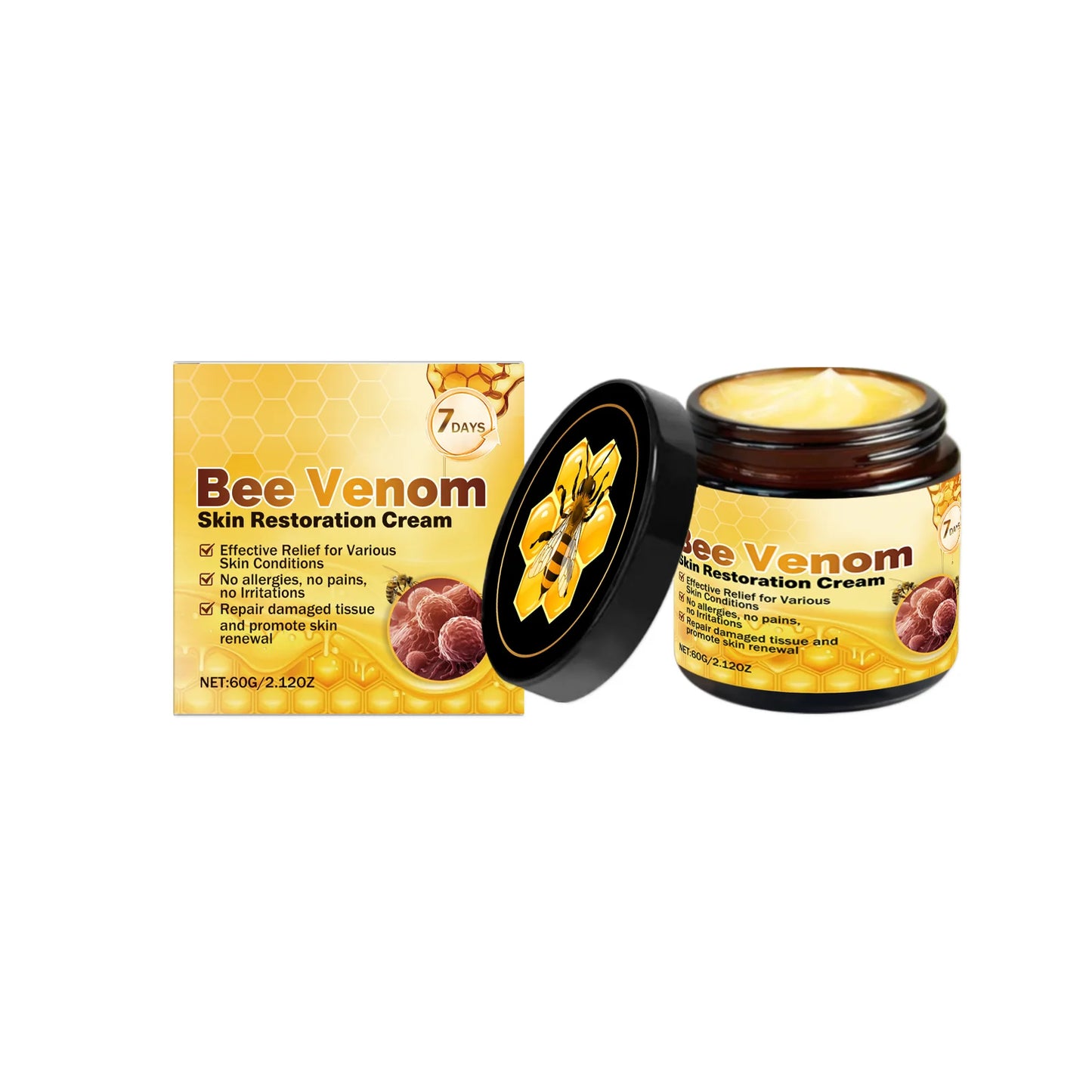 Bee Venom Skin Treatment Cream | Moisturizing & Blemish Remover