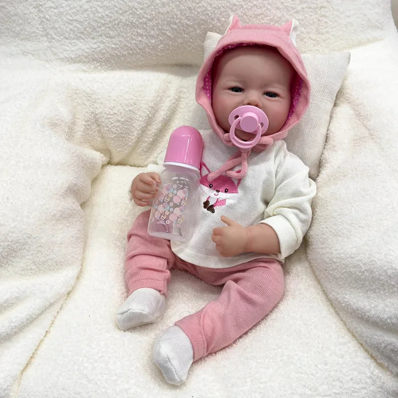 48CM Newborn Full Vinyl Body Doll | Realistic Collectible Art Doll