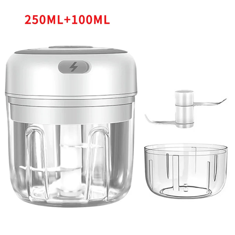 Mini Electric Meat Grinder & Garlic Crusher | Kitchen Essential