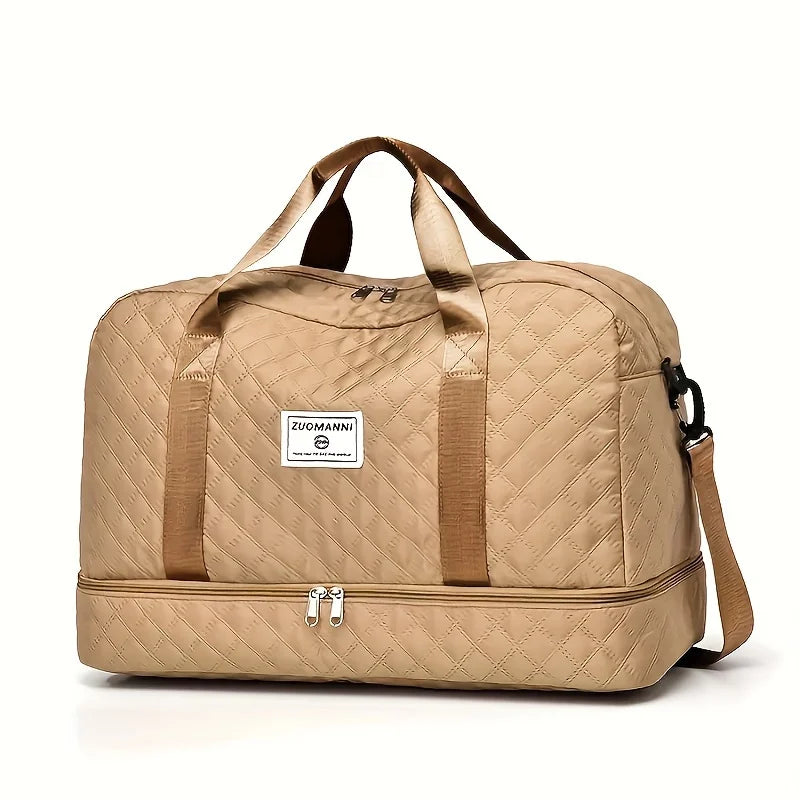 Large Capacity Luxury Duffel Bag | Travel Gym Tote with Pockets