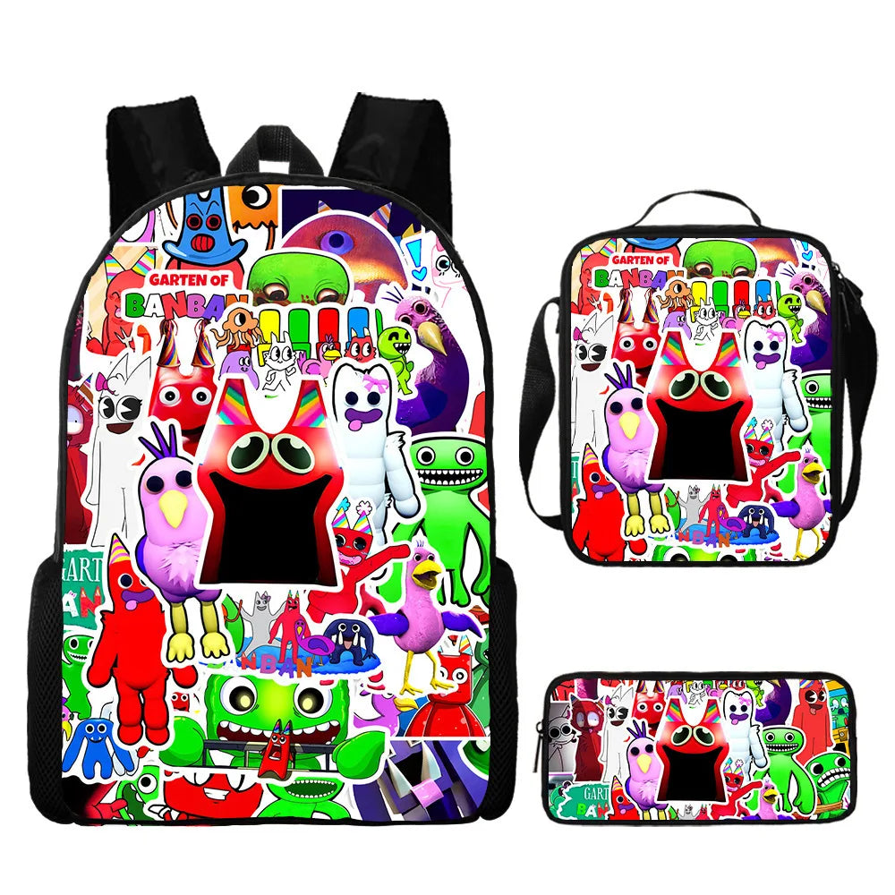 Stylish Garden Game Backpack | Versatile Student Shoulder Bag
